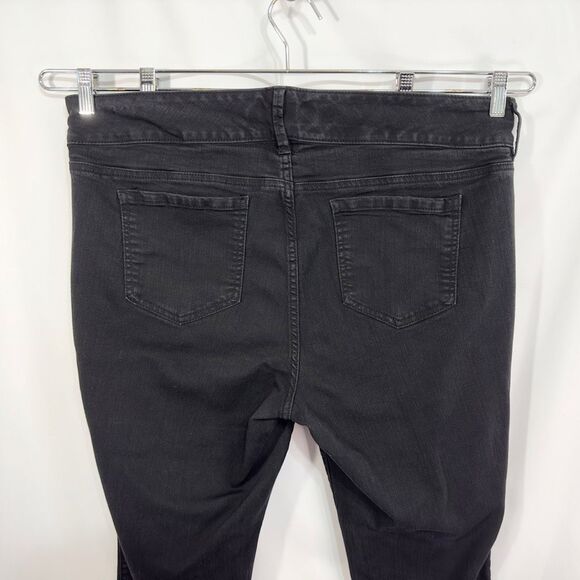 Torrid Plus Size 18S Jeans Petite Mid Rise Skinny ‎ Black Stretch Denim 796 - Picture 5 of 9